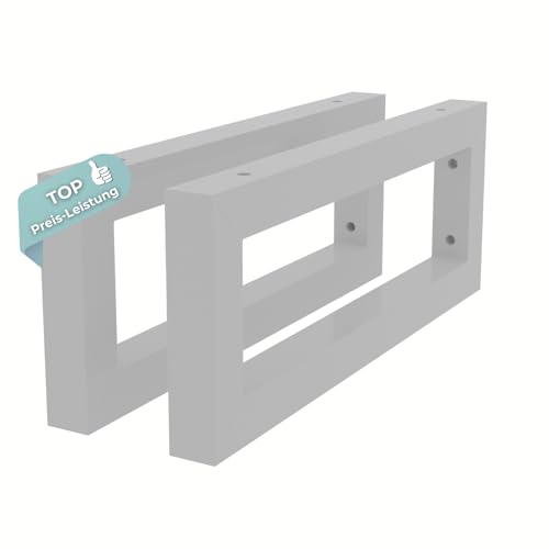 HAGO24 Wandhalterung Regal 2er Set in weiß I 400x150mm I hochwertige DIY Regalhalterung I Waschtisch Halterung aus Stahl I Wandregal Halterung zur individuellen Gestaltung I robuste Regalträger HAGO24 Wandhalterung Regal 2er Set in weiß I 400x150mm I hochwertige DIY Regalhalterung I Waschtisch Halterung aus Stahl I Wandregal Halterung zur individuellen Gestaltung I robuste Regalträger von HAGO