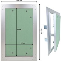 Revisionsklappe Revisionsöffnung Revision Öffnung Gipskarton Wartung Hohlraum Klappe 25 x 30 cm von HAGO