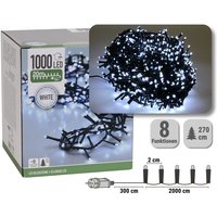 Led Lichterkette Leuchtkette IP44 Outdoor Cluster Dekolicht Kaltweiß 20m von HAGO