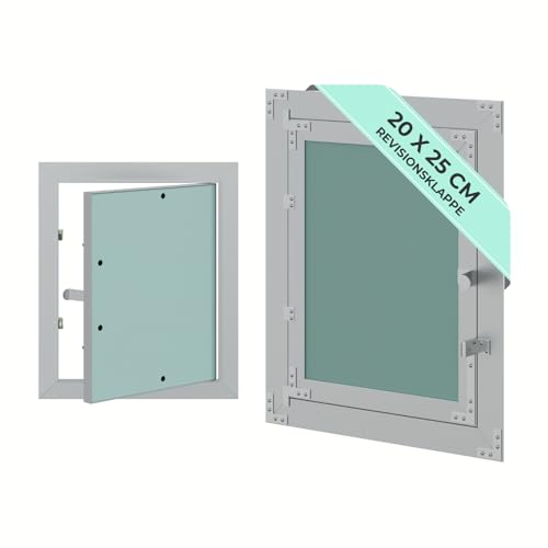 HAGO24 Revisionsklappe 20x25 cm I Hochwertige Revisionstür aus Aluminium & Gipskarton I Robuste Stromkasten Verkleidung I Wartungsklappe für Wartungen, Reinigung & Zugang zu Leitungen HAGO24 Revisionsklappe 20x25 cm I Hochwertige Revisionstür aus Aluminium & Gipskarton I Robuste Stromkasten Verkleidung I Wartungsklappe für Wartungen, Reinigung & Zugang zu Leitungen von HAGO