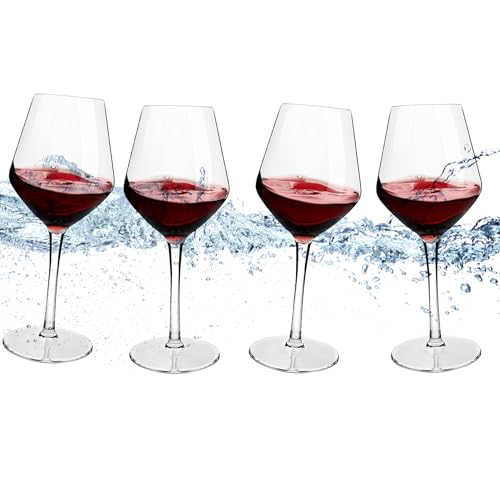 HAHASHOW Schwimmende Tritan Kunststoff Weingläser, 440ML Camping Weingläser Bruchsicher für Pool Camping Hochzeiten und Partys, 4er Set HAHASHOW Schwimmende Tritan Kunststoff Weingläser, 440ML Camping Weingläser Bruchsicher für Pool Camping Hochzeiten und Partys, 4er Set von HAHASHOW