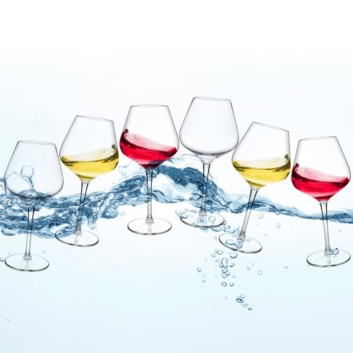 HAHASHOW Unzerbrechlich Tritan-Kunststoff Weingläser, 530ML Rotweingläser, Restaurants und Partys Bruchsicher Weinbecher Set, 6er Set HAHASHOW Unzerbrechlich Tritan-Kunststoff Weingläser, 530ML Rotweingläser, Restaurants und Partys Bruchsicher Weinbecher Set, 6er Set von HAHASHOW