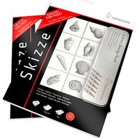 HAHNEMÜHLE Skizzen-Set schwarz von HAHNEMÜHLE