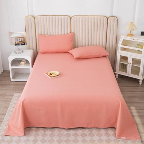 HAIBA Bettlaken ohne Gummizug 150x240cm in 100% Baumwolle, auch für Abdeckungen/Tischdecken/Fangolaken/Sommerlaken zum zudecken von HAIBA