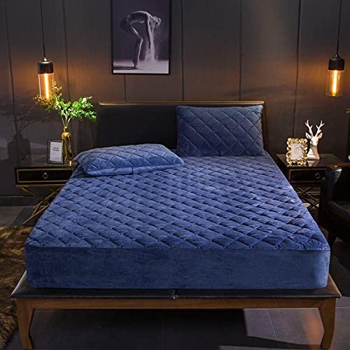 HAIBA Winter Fleece Spannbettlaken 90x200 cm Warm Dunkelblau Matratzenauflage Extratiefes Einzelbett sehr weich Spannbetttuch für Matratze Hohe für bis 30 cm HAIBA Winter Fleece Spannbettlaken 90x200 cm Warm Dunkelblau Matratzenauflage Extratiefes Einzelbett sehr weich Spannbetttuch für Matratze Hohe für bis 30 cm von HAIBA