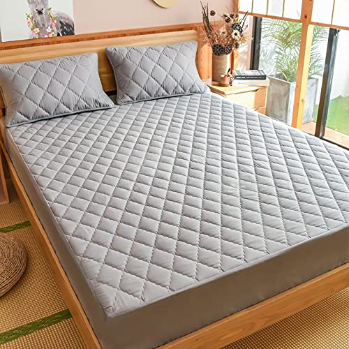 HAIBA Matratzen-Bett-Schoner mit Spannumrandung |Auch für Boxspring-Betten und Wasser-Betten geeignet | Microfaser | 100% Polyester | Matratzen-Auflage,200x220cm von HAIBA