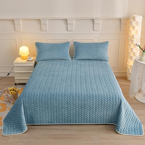 HAIBA Tagesdecke 90 x 200 cm Blau plüsch bettüberwurf Wendedesign Ultra Weiche Bett Quilt Leichte Mikrofaser Bettüberwurf Moderne Bedspread für alle Jahreszeiten HAIBA Tagesdecke 90 x 200 cm Blau plüsch bettüberwurf Wendedesign Ultra Weiche Bett Quilt Leichte Mikrofaser Bettüberwurf Moderne Bedspread für alle Jahreszeiten von HAIBA