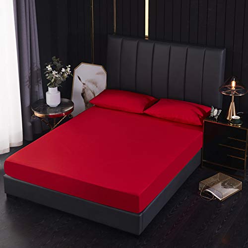 HAIBA Wasserdichter und Atmungsaktiver Matratzenschoner,rot,100x200+30cm HAIBA Wasserdichter und Atmungsaktiver Matratzenschoner,rot,100x200+30cm von HAIBA