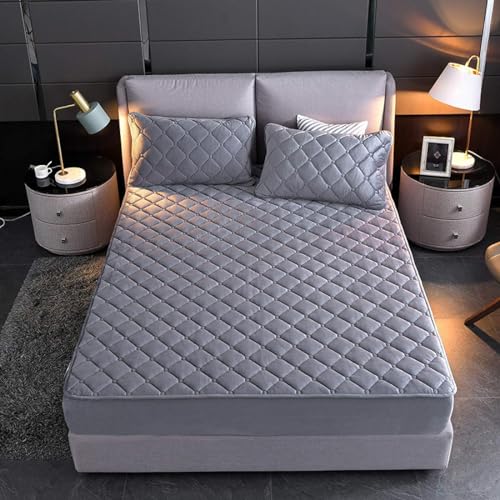 HAIBA bettlaken Flauschiges spannbettlaken grau 160X200cm+30cm Winter Spannbetttuch Cashmere Touch Flanell Bettlaken für Boxspringbett Topper Matratze bis 30cm HAIBA bettlaken Flauschiges spannbettlaken grau 160X200cm+30cm Winter Spannbetttuch Cashmere Touch Flanell Bettlaken für Boxspringbett Topper Matratze bis 30cm von HAIBA