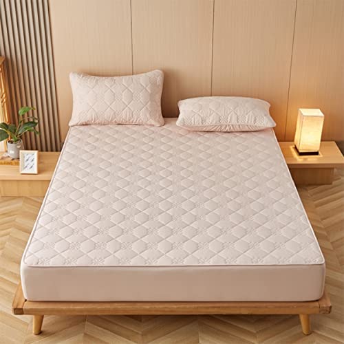 HAIBA bettlaken boxspringbett spannbettlaken gesteppt 180x200cm+30cm Weich Mikrofaser Matratzen Topper, gesteppt, wasserdicht, vollständig anliegend Gold HAIBA bettlaken boxspringbett spannbettlaken gesteppt 180x200cm+30cm Weich Mikrofaser Matratzen Topper, gesteppt, wasserdicht, vollständig anliegend Gold von HAIBA