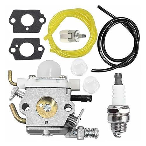 HAIBING Mechanischer Gartenvergaser-Kit, Vergaser-Umbauteil, kompatibel mit Echo WTA-33 PB-250 Power Blower A021001881 A021001882, mit Primer-Birnen, Zündkerzendichtung, Gummischlauch von HAIBING