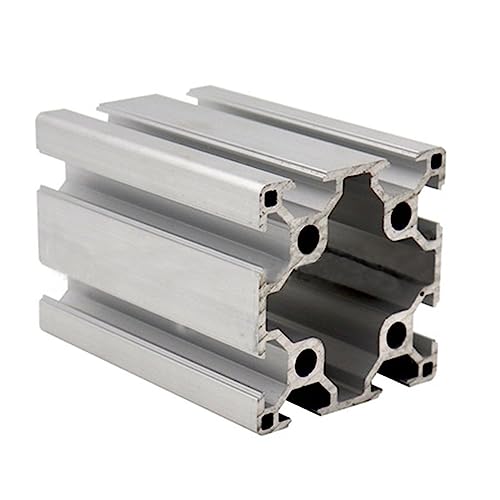 HAICHME YEJIANGHUA 1 STÜCK Silber 6060 T-Nut-Aluminiumprofile 60 x 60 mm Aluminiumprofil-Extrusionsrahmen Passend for CNC-Lasergravurmaschine Natural(700mm) von HAICHME
