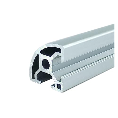 HAICHME YEJIANGHUA 1PC 3030R-8 EU Aluminium Profil 100-800mm Länge 1/4 Gebogene Linear Schiene Fit for DIY 3D Drucker CNC Natural(150mm) von HAICHME