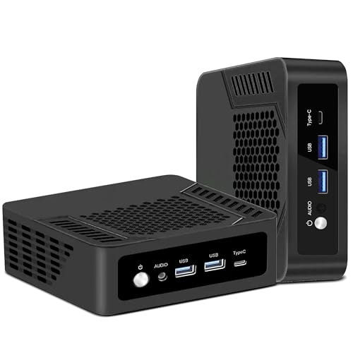 Mini-PC AMD Ryzen 7 7840HS Gaming-PC 32 GB DDR5 1 TB SSD Mini-Computer (8Kerne/16Threads, bis zu 5,1 GHz), 4K-Triple-Display-Desktop-Computer, Dual-RJ45-LAN/USB 2.0/USB 3.2/HDMI, WiFi6E BT5.3 von HAICOTECH