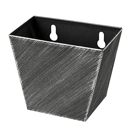 HAIICEN Antiker silberfarbener Flaschendeckelfänger, Wandhalterung, Bierdeckel, Eimer, Edelstahl, für Holz, DIY-Brett von HAIICEN