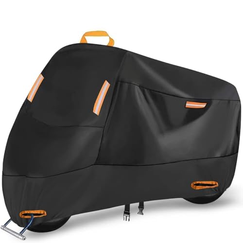 HAIJIEPS Motorrad Abdeckplane für Honda CL500 CL 500 2023 2024, Outdoor Motorradabdeckung Abdeckplane Motorrad Roller Abdeckplane Winterfest Wasserdicht UV-Schutz Breathable,XXL(245 * 105 * 125cm) von HAIJIEPS