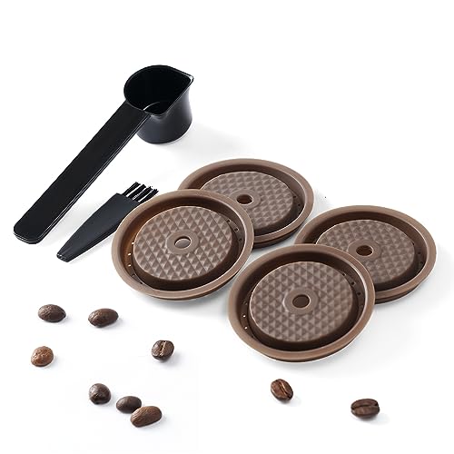 Wiederverwendbare Kapseldeckel für VertuoLine Kapseln Silikonscheiben Wiederverwendbare Kaffeekapseln HAILASRE für Original Vertuo Kaffeepads Silikon Kappe für Kaffeepads 4 Deckel Wiederverwendbare Kapseldeckel für VertuoLine Kapseln Silikonscheiben Wiederverwendbare Kaffeekapseln HAILASRE für Original Vertuo Kaffeepads Silikon Kappe für Kaffeepads 4 Deckel von HAILASRE