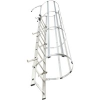Hailo Steigleiter mit Rückenschutz ALM-33 aus Aluminium + Stahl verzinkt 9,24m von HAILO PROFESSIONAL