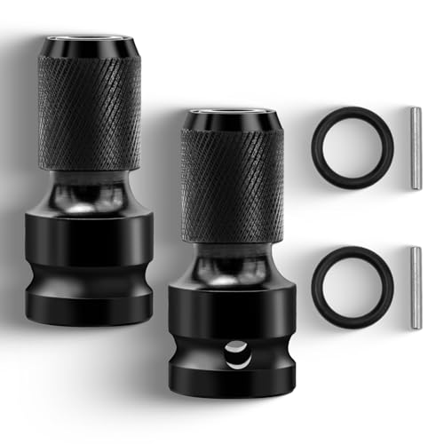 2 Stück Stecknuss Adapter 1/2 Zoll Vierkantantantrieb auf 1/4 Zoll Sechskantschaft Schnellverschluss Teleskop Konverter für Schlagratschenschlüssel und Schraubendreher Bit Halter 2 Stück Stecknuss Adapter 1/2 Zoll Vierkantantantrieb auf 1/4 Zoll Sechskantschaft Schnellverschluss Teleskop Konverter für Schlagratschenschlüssel und Schraubendreher Bit Halter von HAIMAYEE