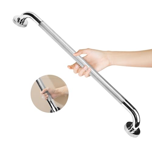 HAIMAYEE Haltegriff Bad 304 Edelstahl mit Gerändelte Fläche,Rutschfester Haltegriffe für Senioren,Duschgriff für Badewanne,WC,Badezimmer,Küche,Treppen Handlauf 60cm von HAIMAYEE