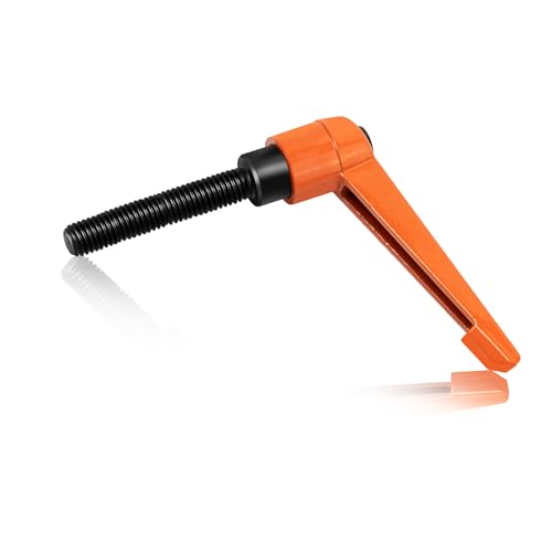 Verstellbare Klemmhebel Griff,M10 Spanngriff Griffmutter Klemmgriff Verschlusshebel Außengewinde Griff Maschinengriffe 50mm von HAIMAYEE