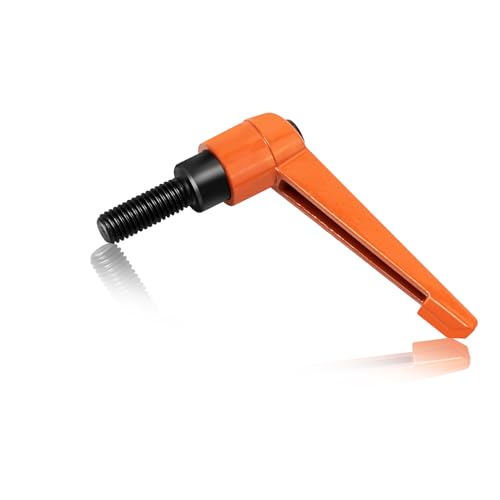 Verstellbare Klemmhebel Griff,M10 Spanngriff Griffmutter Klemmgriff Verschlusshebel Außengewinde Griff Maschinengriffe 25mm von HAIMAYEE