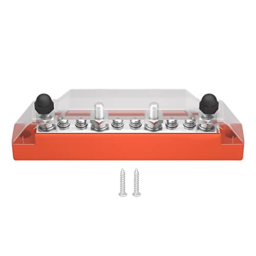 10 Terminal Einreihen Bushaltestelle 150A Busschelbblock Mit Deckmantel M6-Stromverteilungsanschlussblock Für Autoboot 10 Terminal Einreihen Bushaltestelle 150A Busschelbblock Mit Deckmantel M6-Stromverteilungsanschlussblock Für Autoboot von HAISENG