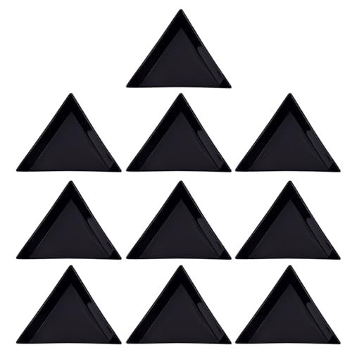 10pcs Diamonds Art Bohrer Platten Tragbares Accessoire Zum Sortieren Und Speichern Von Perlen Nach Hause Oder Studio Verwenden Organisation Plastikperlenschale von HAISENG