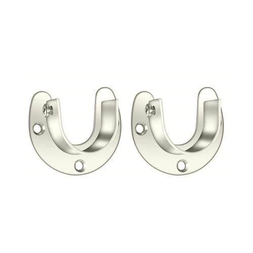 2pcs Heavy Duty Closet Rod Brackets Vorhangstangenhalter Garderobenhalterungsträger Für 1 1/4 Zoll Stangen Steckdose Flansche Kleiderschrank Klammer 2pcs Heavy Duty Closet Rod Brackets Vorhangstangenhalter Garderobenhalterungsträger Für 1 1/4 Zoll Stangen Steckdose Flansche Kleiderschrank Klammer von HAISENG