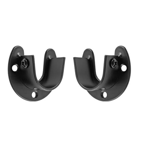 2pcs Heavy Duty Closet Rod Brackets Vorhangstangenhalter Garderobenhalterungsträger Für 1 1/4 Zoll Stangen Steckdose Flansche Kleiderschrank Klammer 2pcs Heavy Duty Closet Rod Brackets Vorhangstangenhalter Garderobenhalterungsträger Für 1 1/4 Zoll Stangen Steckdose Flansche Kleiderschrank Klammer von HAISENG