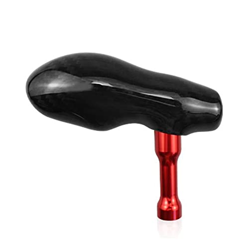 Angelrolle Kohlefaser Baitcast-Rahmen Wippe Aluminiumlegierung Knauf Griff Tackle Tool Ersatzteile Baitcast-Griffe Knauf Kohlefaser von HAISENG