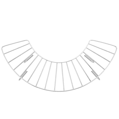 Edelstahl Grill Rack Halbe Runde BBQ Rack Food Kühldrahtnetz Grillgitter Zum Camping Kochen Backnetz Grillsieg von HAISENG