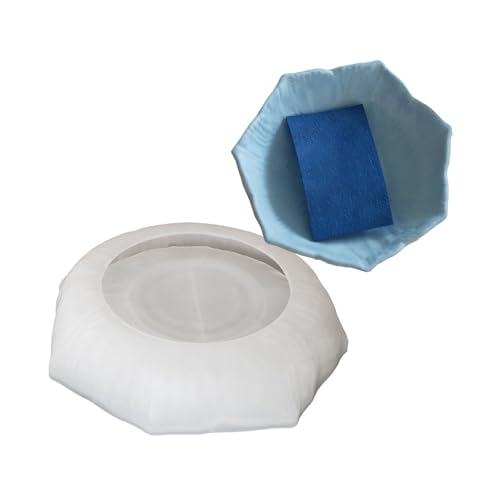 Effizientes rundes Silikon-Tablett, Mehrzweck-Silikon, rund, ideal für dekorativen Beton von HAISENG