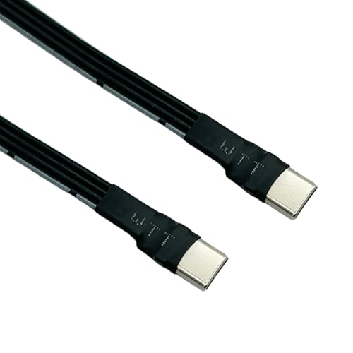 HAISENG Dünn USB 2.0 USB C Zu USB C Datenkabel Mit Rechtwinkligen Steckern FPC Kabel Für Die Verbindung Zu FPVs Und Mehr von HAISENG
