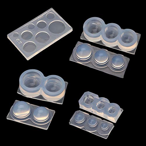 Hohlkugelform Epoxy Silikonform Flat Hohlkugel Harzform Für Kinder Handgefertigt Kunsthandwerkswerkzeuge von HAISENG