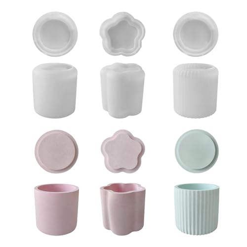 Kerzenhalter-Form, Silikon, für die Herstellung von Halter, Ornament, Epoxidharz, Gießformen, Kristall, Tropfenformen, 3 Stück von HAISENG