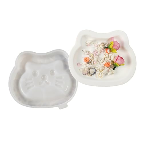 Silikonform 15.9x13.3x2.2cm Hausthemen Dekoration Schimmel Leicht Zu Demolden Katzen Geformt Kreativ Für Dekorative Tablett von HAISENG