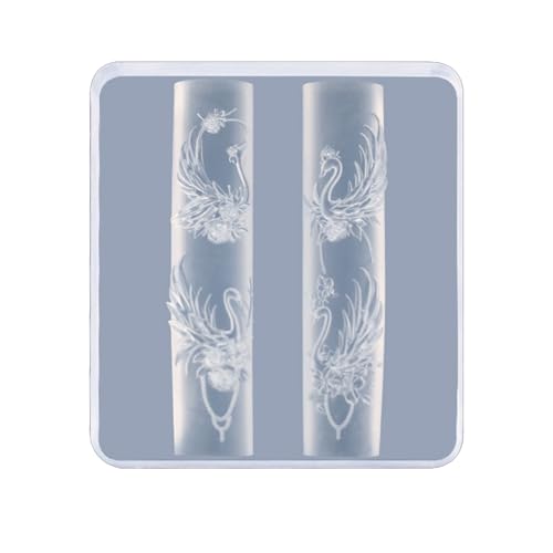 Stabile Nagel-Prägeform aus Silikon für kreatives Harzgießen und Nageldekorationsprojekte, aufwendige Design-Form Stabile Nagel-Prägeform aus Silikon für kreatives Harzgießen und Nageldekorationsprojekte, aufwendige Design-Form von HAISENG