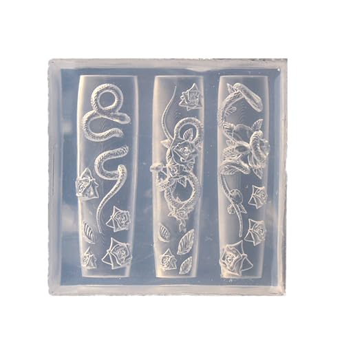 Stabile Nagel-Prägeform aus Silikon für kreatives Harzgießen und Nageldekorationsprojekte, aufwendige Design-Form Stabile Nagel-Prägeform aus Silikon für kreatives Harzgießen und Nageldekorationsprojekte, aufwendige Design-Form von HAISENG