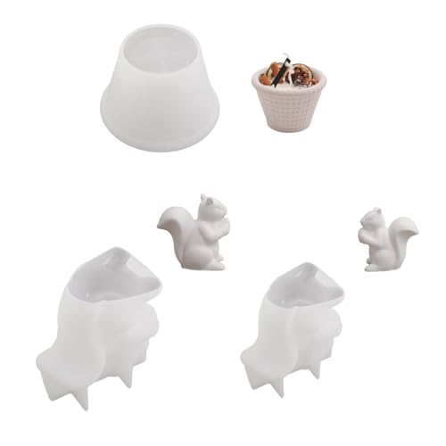 Wiederverwendbare Silikon-Eichhörnchen-Form, einzigartiges Harz, für Bastler, Kunstharz, Gips und Wachsputz von HAISENG