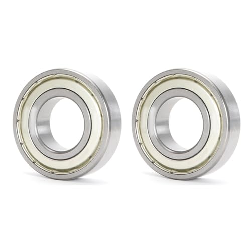 HAISHANG 2 Stück 6208ZZ Kugellager 40mm x 80mm x 18mm,Rillenkugellagern Chromstahl mit Metall Double Shielded Dichtung für Skateboards,Roller,Drehbänke von HAISHANG