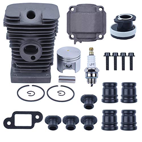 38 mm Zylinder Kolben Pan AV Puffer Cap Ansaugkrümmer Kit für Stihl MS180 018 MS 180 Accessoires Gassägen Motor Ersatzteile von HAISHINE