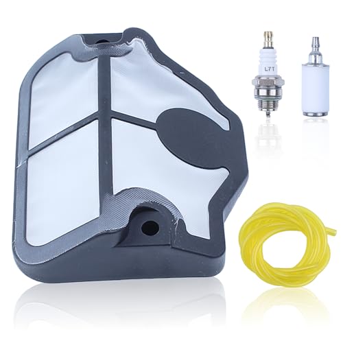 HAISHINE Luftfilter-Kraftstoffschlauch-Zündkerzenset für Husqvarna 36 41 136 LE 141 LE 137 e 142 e Kettensägen von HAISHINE