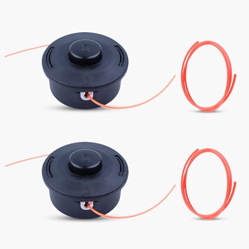 Haishine Trimmerkopf Ersatz, Autocut 25–2 Trimmerkopf für Stihl FS120 FS90 FS100 FS85 FS110 FS130 FS200 Trimmer Freischneider Motorsense mit 1M Mähfaden （2 Stück） von HAISHINE