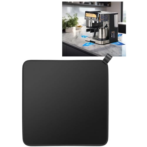 Gleitbrett für Ninja Espresso Machine ES501EU ES601EU Philips De'Longhi, Schnelles Bewegen Gleitbrett Gummi Unterlage Kaffeemaschine Unterlage Brett Rollbrett Kaffee Matte für Kaffeemaschine Zubehör von HAIWILL