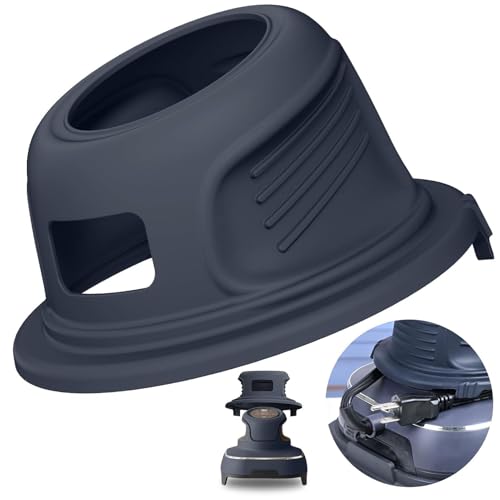 Heißluftfritteuse Silikon Schutzhülle und Kabel Organizer für Ninja CRISPi FN101EU Air Fryer Gehäuseschutz Kabelaufwicklung Hitzeschutz Silikon Hülle für Ninja Crispi Air Fryer Zubehör (Blau) von HAIWILL