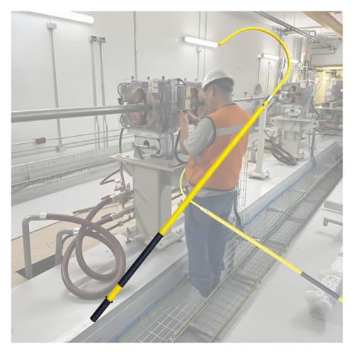 Elektriker-isolierter Rettungshaken, Abnehmbarer Segmentierter Zugstab Für Elektrische Sicherheit, Hochspannungsisolierter Rettungshaken(Yellow,1m/3.3ft) von HAIXHX