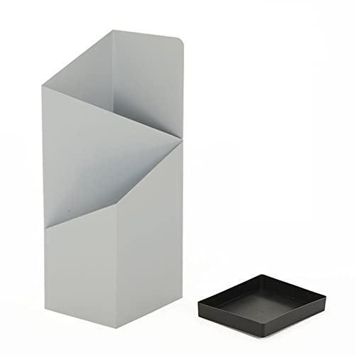HAIXHX Schirmständer Moderner Schirmständer aus Metall, Schirmständer für den Innen- und Außenbereich mit abnehmbarer Tropfschale für Innenflur-Eingangsbüro (Color : White) von HAIXHX