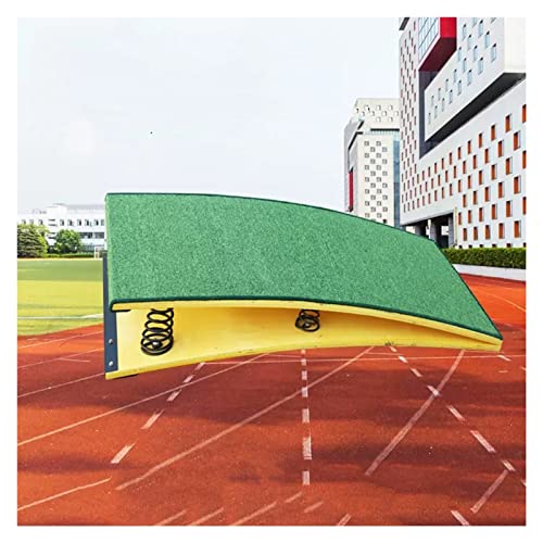 HAIXHX Sprungbrett Sprungbrett Gymnastik für Erwachsene und Jugendliche, Home Vault Elastische Rampe Sprungbrett Inklusive 9 Feder für Leichtathletik, Trainingsplatz(Green) von HAIXHX