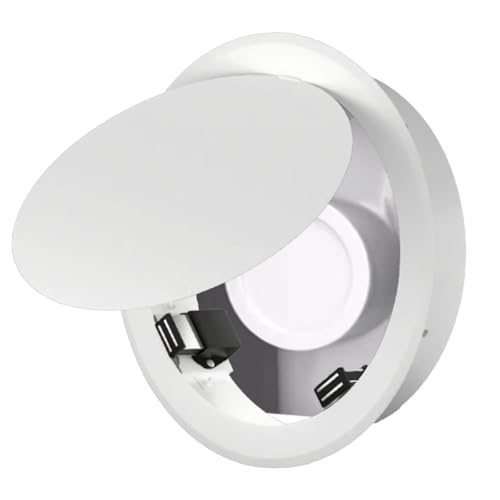 Magnetische Runde Revisionsklappe, Decke Wand Flush Mount Zugangsklappe Für Küche Bad Dachboden, Push-Type Mteal Wartungsklappe Luke Tür Für Trockenbau(400mm) von HAIXHX